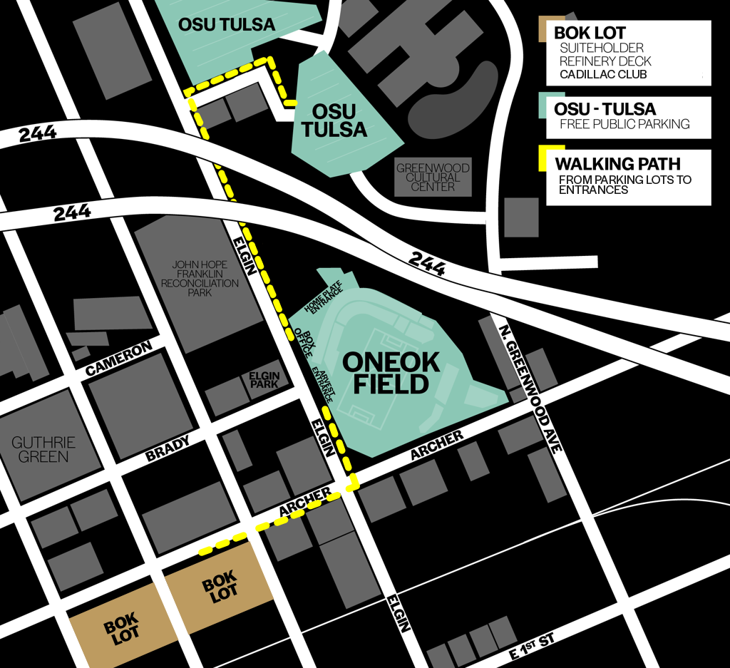 chase field parking map